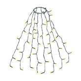 Salcar 0.6 m LED Lichterkette für Weihnachtsbaum, mit 8 Strängen, 48 LEDs